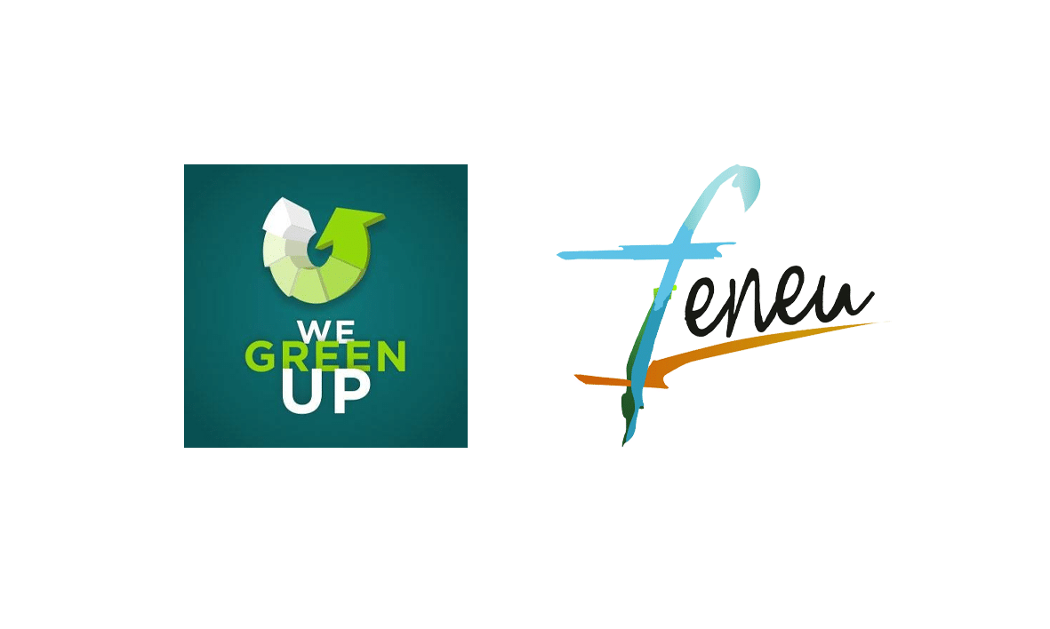 Logo - We green up / Feneu