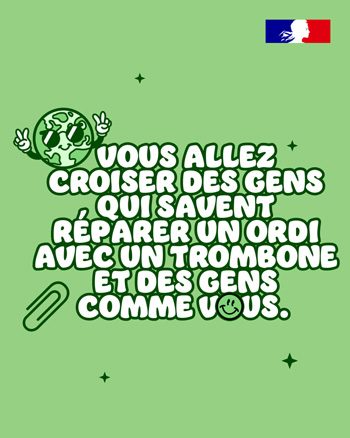 Vous allez croiser des gens qui savent réparer un ordi avec un trombone et des gens comme vous.